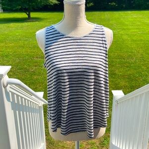 Cute LOFT striped tank top EUC
